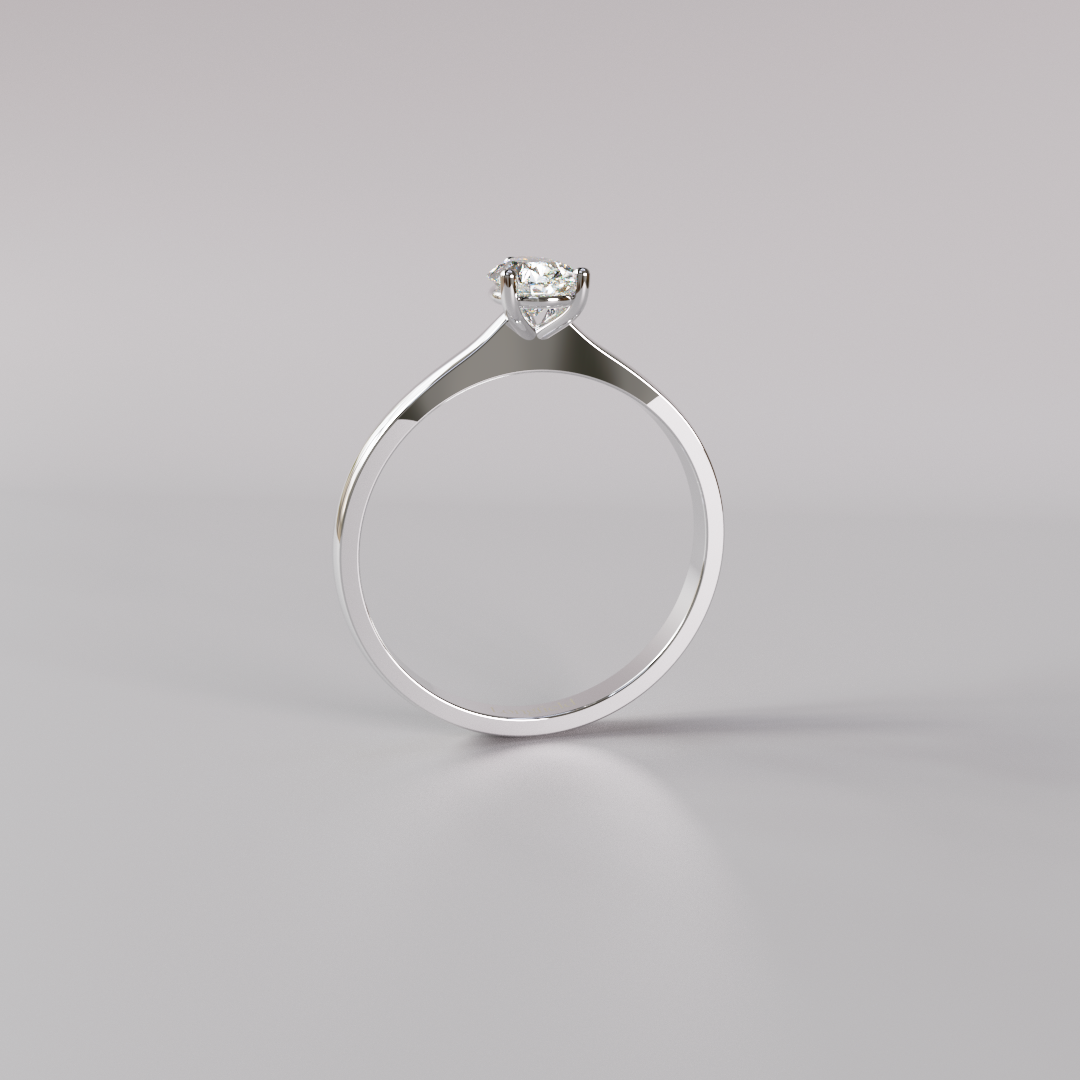 Pear Diamond Ring - 0.5ct
