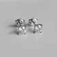Diamond Earstuds (M) - White Gold