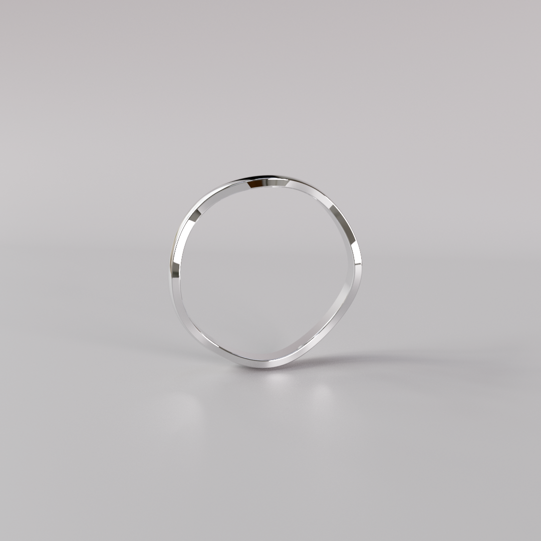 Stacking Curved Ring